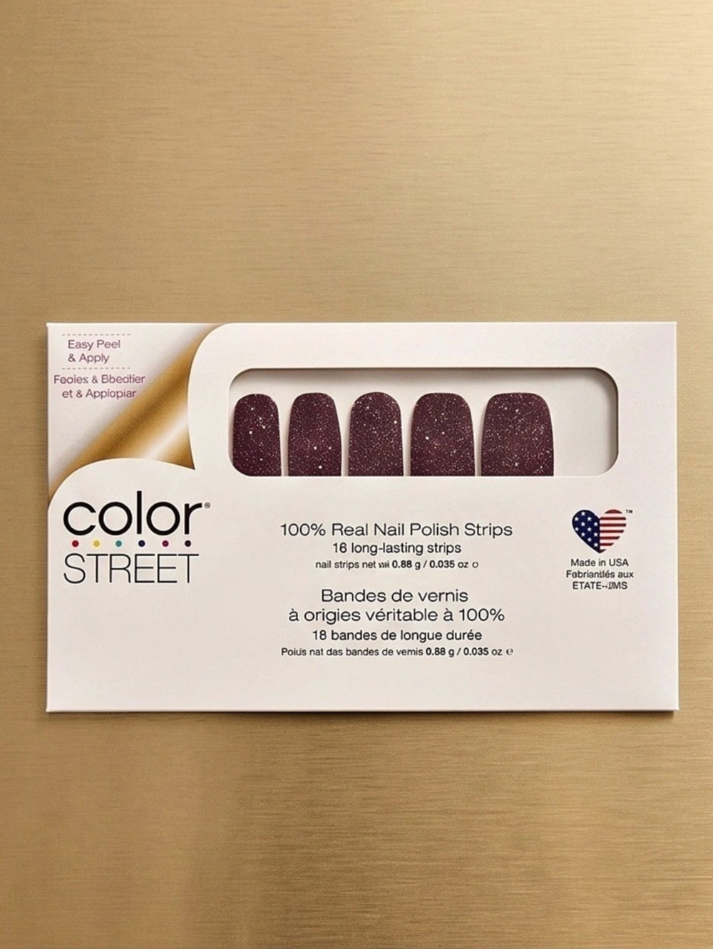 Color Street Pass the Cranberry Nail Polish Strips